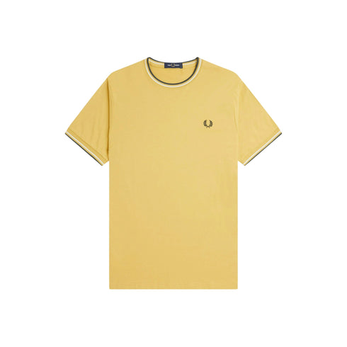 Fred Perry T-shirt T-shirt Uomo Twin Tipped doppia righe S P25 - FRED PERRYM1588 - Y33 - S - Francavilla Moda